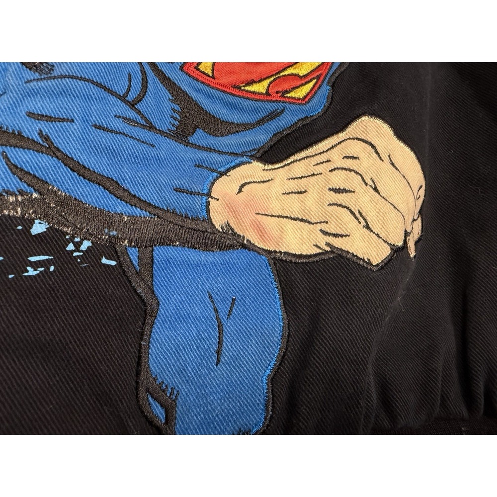 Vintage Y2K JH Design Superman Embroidered Racing Jacket Youth XL 11-12 - Picture 6 of 9